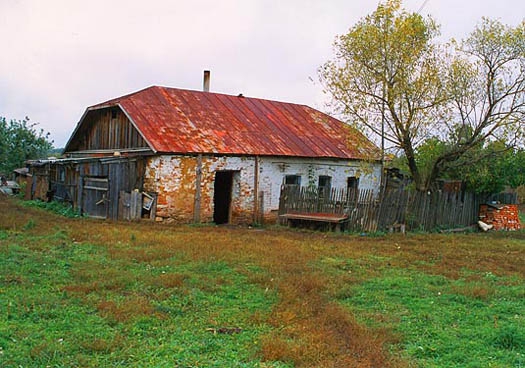 Дом в селе Себино Тульской области, в котором родилась блаженная Матронушка